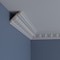 Ekena Millwork 3 1/8"H x 3 1/8"P x 4 1/2"F x 94 1/2"L Butterfly Crown Moulding MLD03X03X05BT - alternate 10